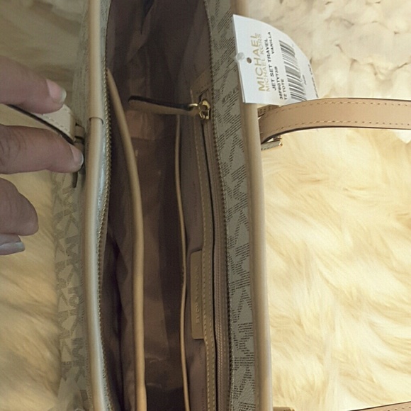Michael kors jet set travel tote vanilla - Picture 4 of 7